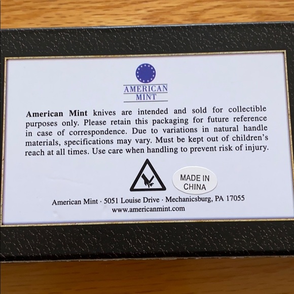 American Mint Collectible knife - Picture 6 of 6